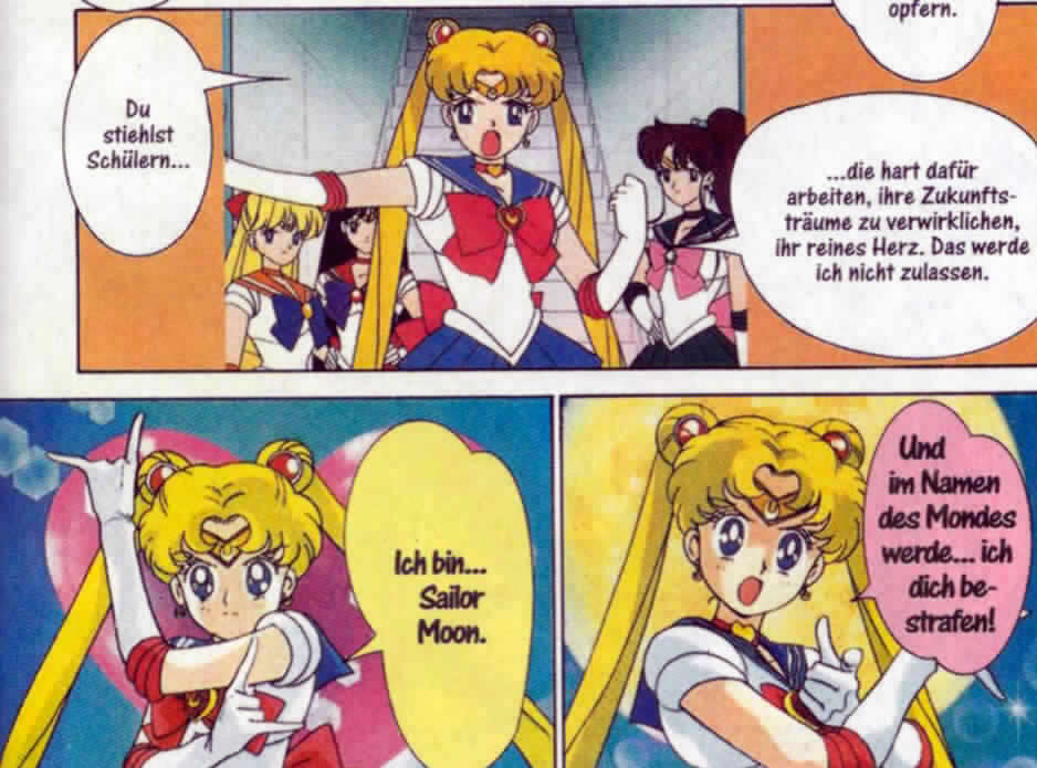 Sailor Moon in Aktion